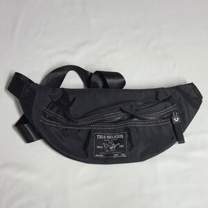 True Religion Black Belt Bag